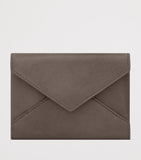 Saint Laurent letter card holder in calfskin leather, imported from the UK