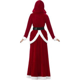 Smiffys Deluxe Ms Claus Kostüm rotes Kapuzenkleid (britische Marke)