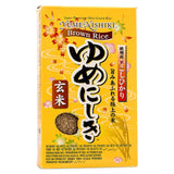 Yume Nishiki super premium short grain brown rice 1kg (British brand)