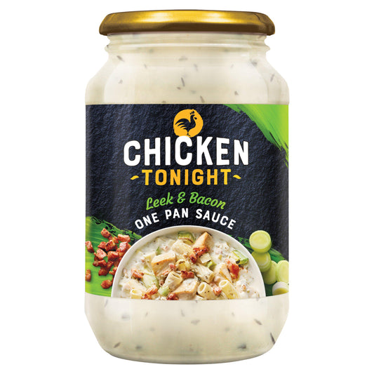 Chicken Tonight Leek and Bacon One Pan Cooking Sauce 500g Traditional & packet sauces Sainsburys   