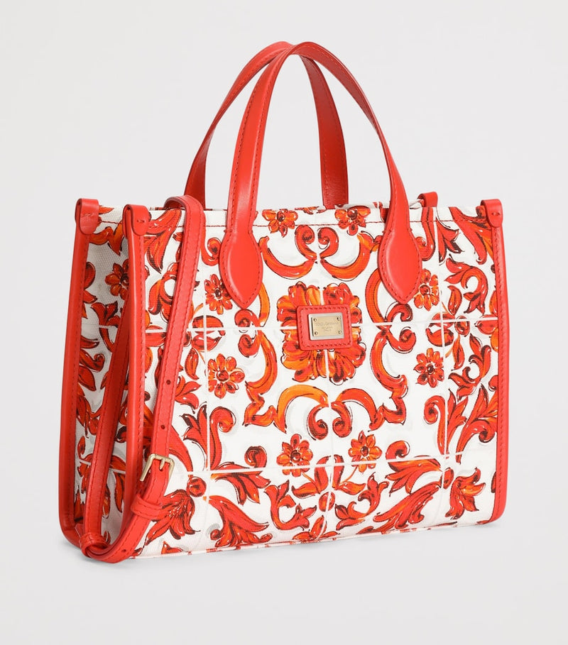 Dolce&Gabbana Kids Majolica tote bag small, UK version