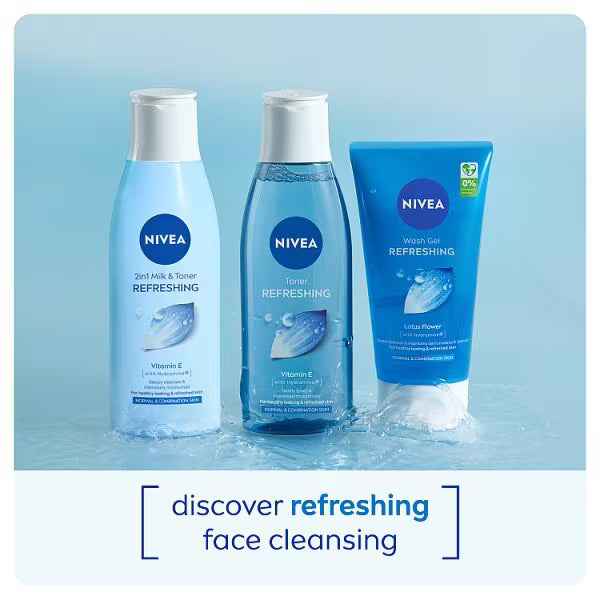 Nivea Cleanser & Toner Normal Skin 200ml, imported from the UK