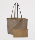 LOEWE Puzzle Tote leather bag with origami lines - British product