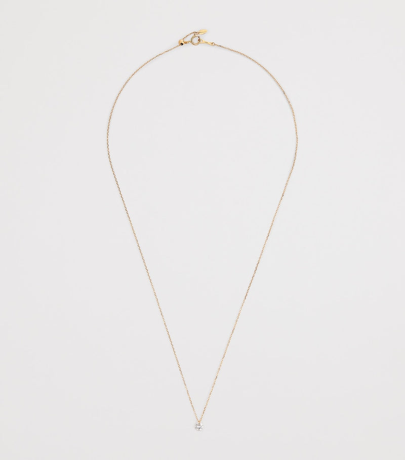 Persée Danaé necklace yellow gold diamonds, imported from the UK