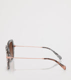 Michael Kors Quogue square tortoiseshell sunglasses, imported from the UK