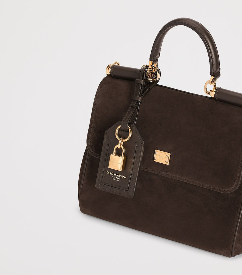 Dolce&Gabbana My Sicily top-handle bag calf suede (British brand)