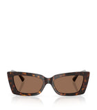 Jimmy Choo cat eye sunglasses in Havana tortoiseshell, imported from the UK