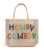 the Jacksons small jute howdy cowboy tote bag - British product