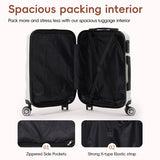 Livingandhome travel suitcase 20 inch hard shell (British brand)