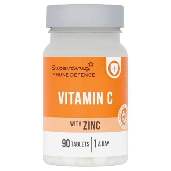 Superdrug Vitamin C & Zinc - 90 Pack GOODS Superdrug
