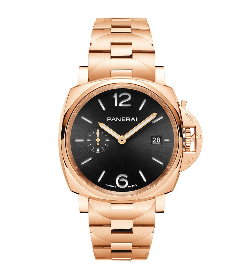 Panerai Luminor Due rose gold watch 42mm (British brand)