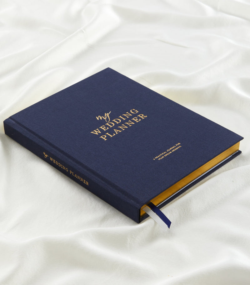 Blush and Gold wedding planner journal - British product