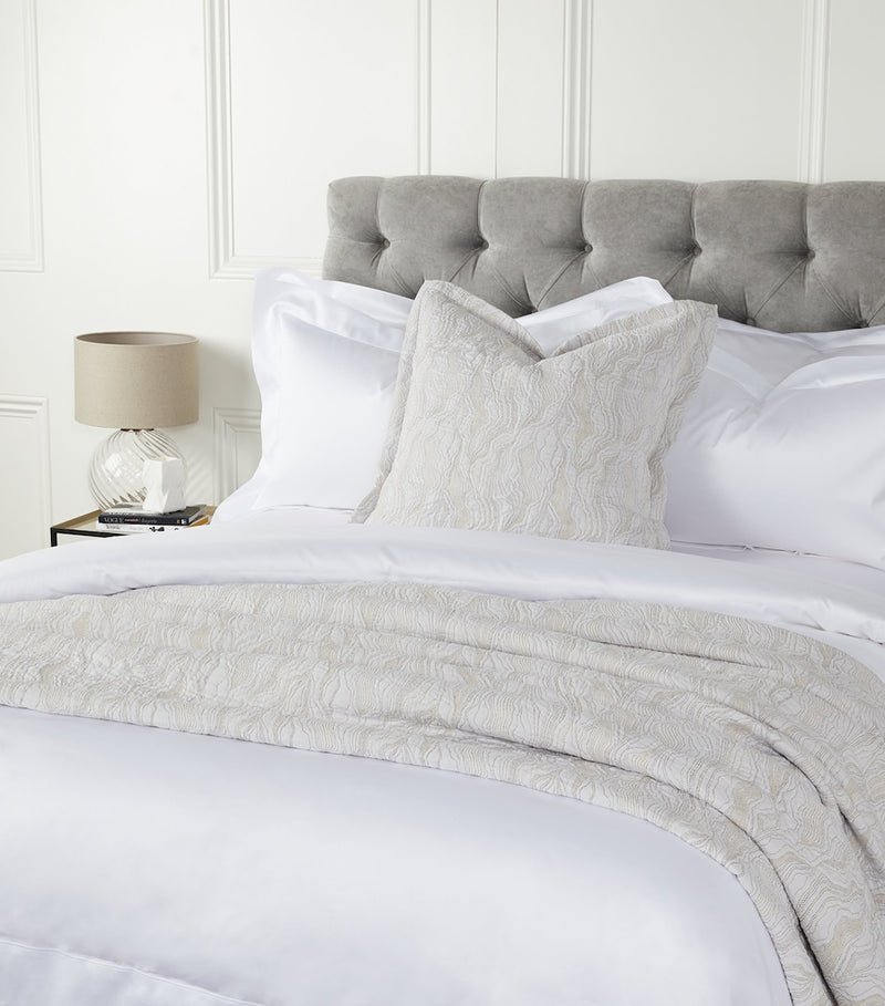 Celso De Lemos king pillowcase Egyptian cotton sateen, imported from the UK