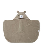 MORI bear hooded baby towel organic cotton (British brand)