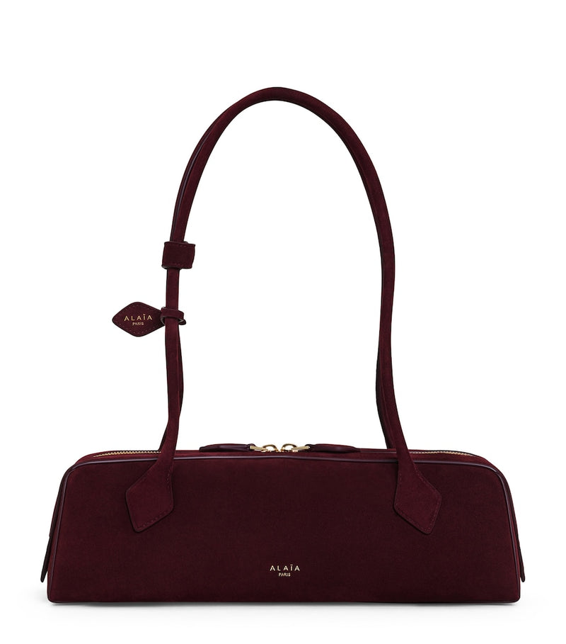Alaïa Le Teckel suede shoulder bag (British brand)