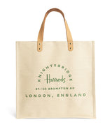Harrods Harrods Jute and Cotton Food Halls Shopper Bag- Buy online at McGrocer