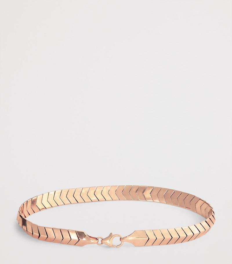Jacquie Aiche Fishtail Bracelet 14K rose gold - British product