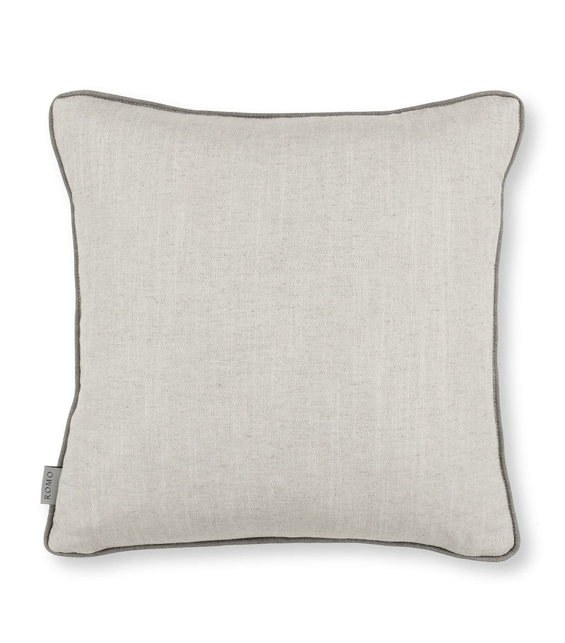 Romo Pluma Blush cushion 50cm x 50cm, imported from the UK