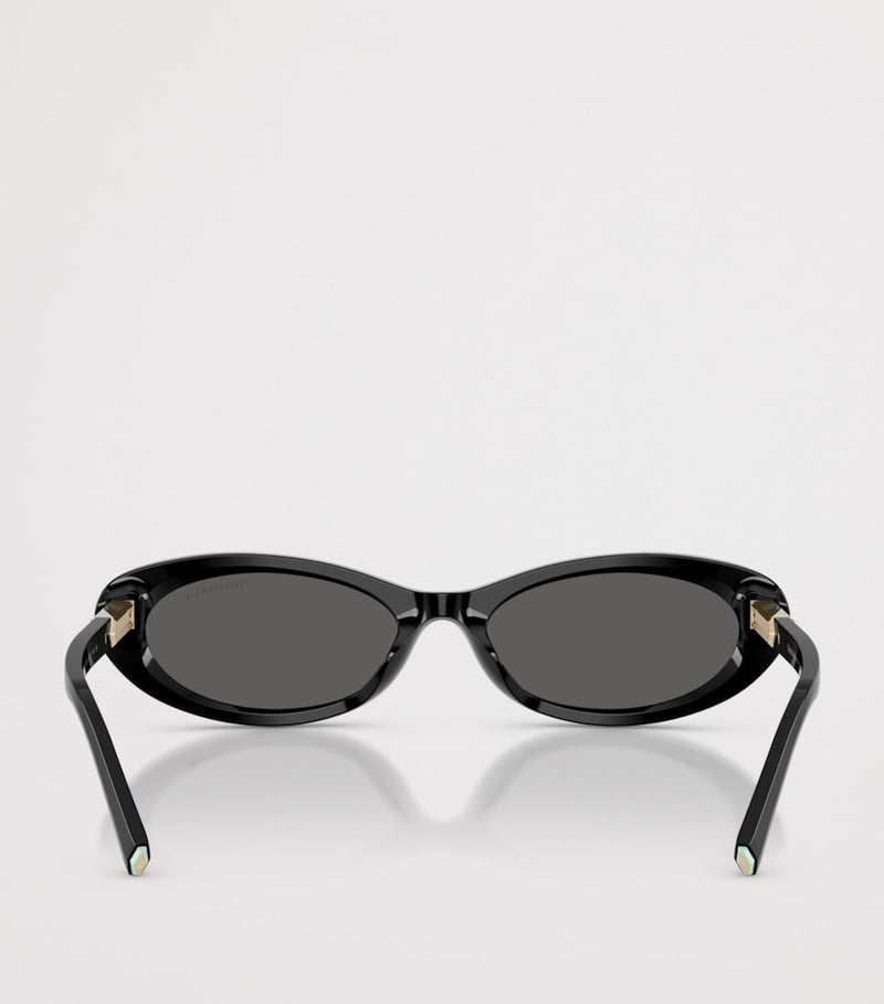 Tiffany & Co. oval acetate sunglasses TF4250, imported from the UK
