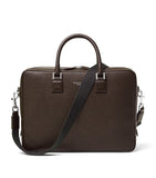 Aspinal of London Mount Street leather briefcase bag (British brand)