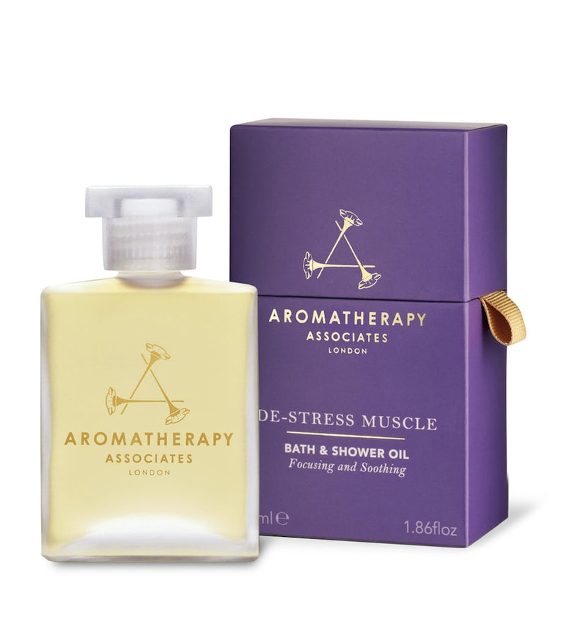 Aromatherapy Associates De-Stress Bath & Shower Oil 55ml, imported from the UK