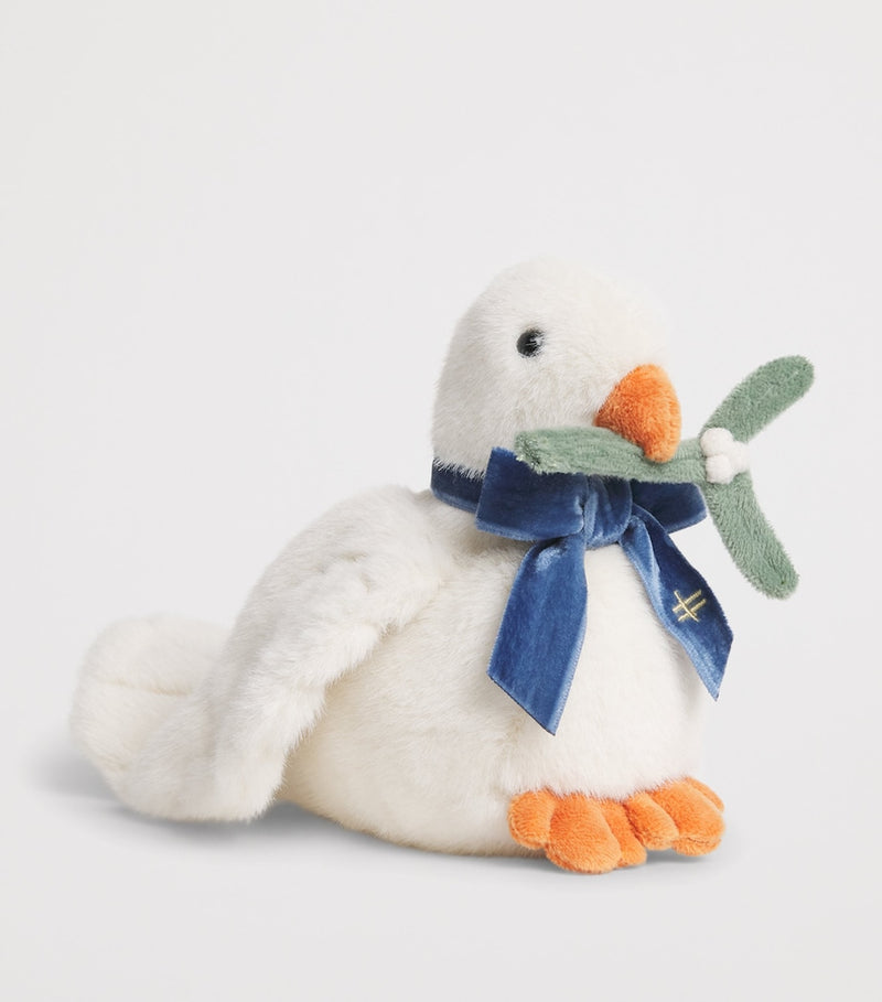 Harrods peace dove soft toy with olive branch, UK version