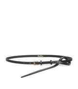 Harrods Max Mara Leather Slim Belt 1cm Width- Buy online at McGrocer