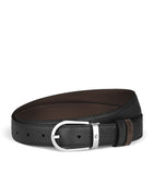 Montblanc leather reversible horseshoe belt - British product