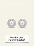 Vivienne Westwood Olympia stud earrings with cubic zirconia - British product