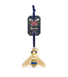 Glass-Blown Nutcracker Tree Decoration with Hanging Loop, 16.5cm Height