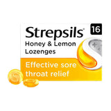 Strepsils Honey & Lemon Lozenges for sore throat x16 GOODS Boots