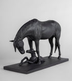 Lladró porcelain figurine of mare and foal, UK version