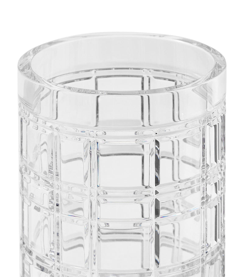 Ralph Lauren Home Small Hudson Plaid Vase 25cm, imported from the UK