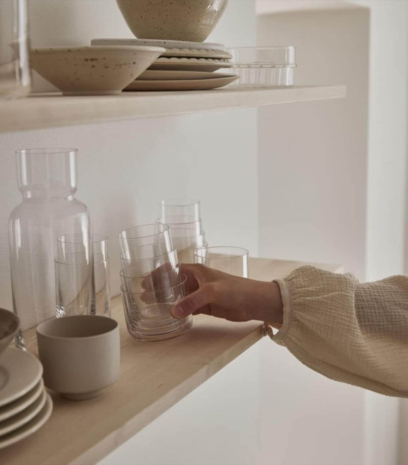 Aarke nesting glass tumblers set of 4 (290ml) - British product
