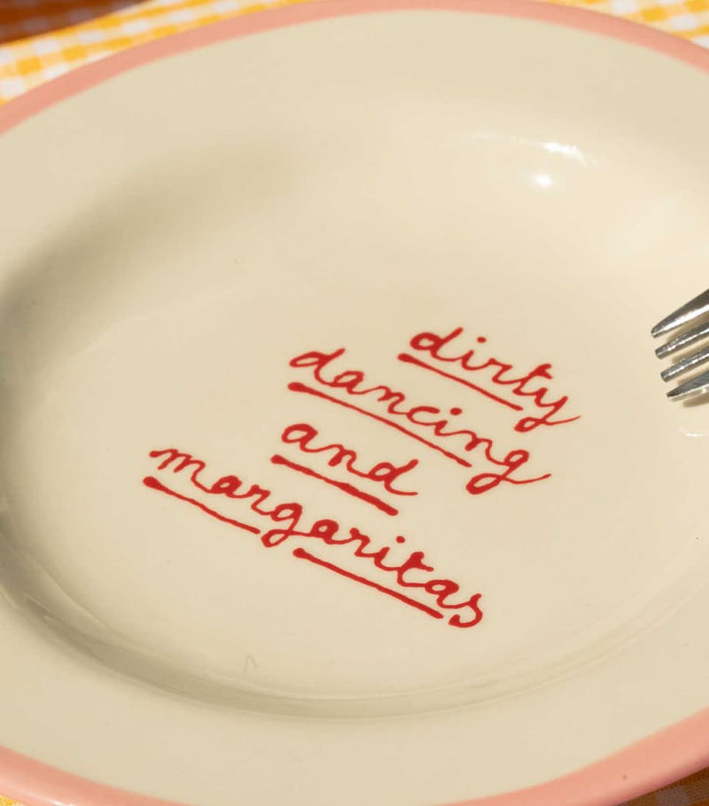 Laetitia Rouget Dirty Dancing and Margaritas plate 22cm, UK version