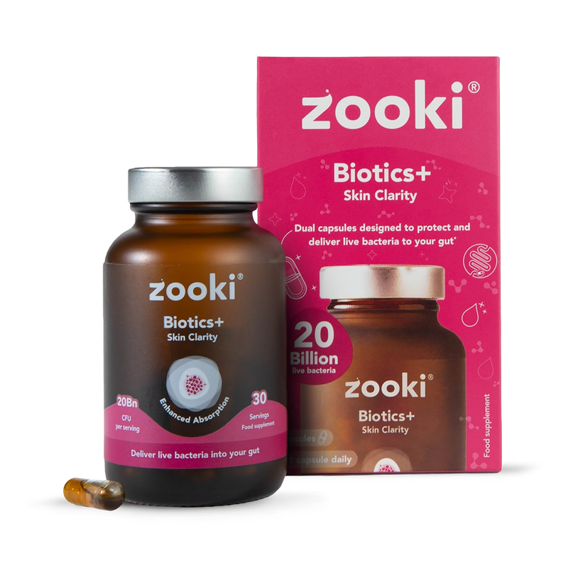 Zooki Skin Clarity supplement 30 capsules (British brand)