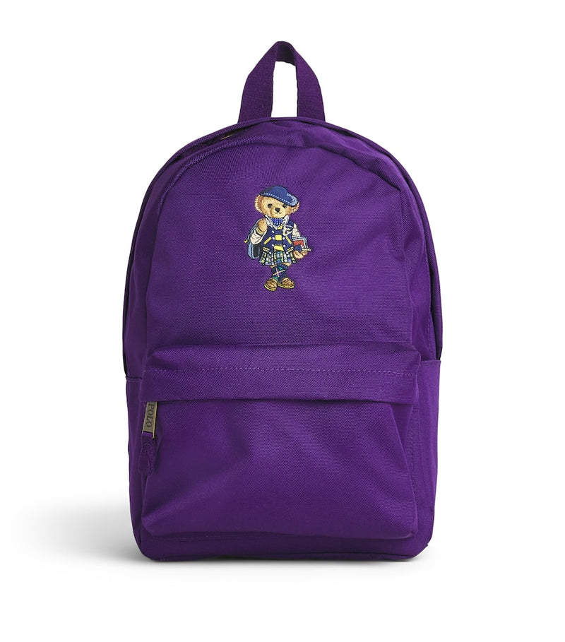 Ralph Lauren Kids Polo Bear backpack polyester, imported from the UK