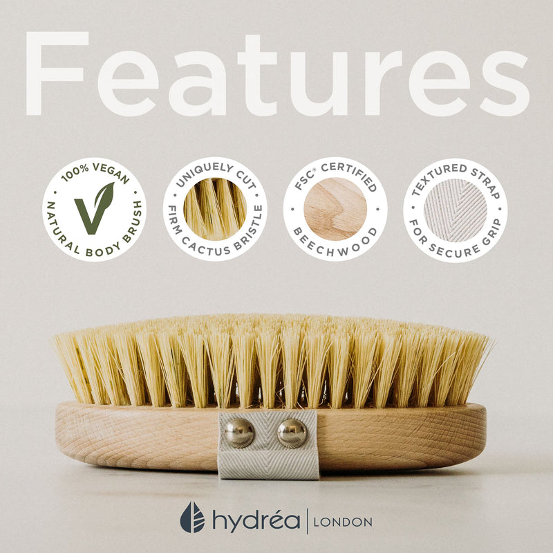 Hydréa London dry skin body brush (British brand)