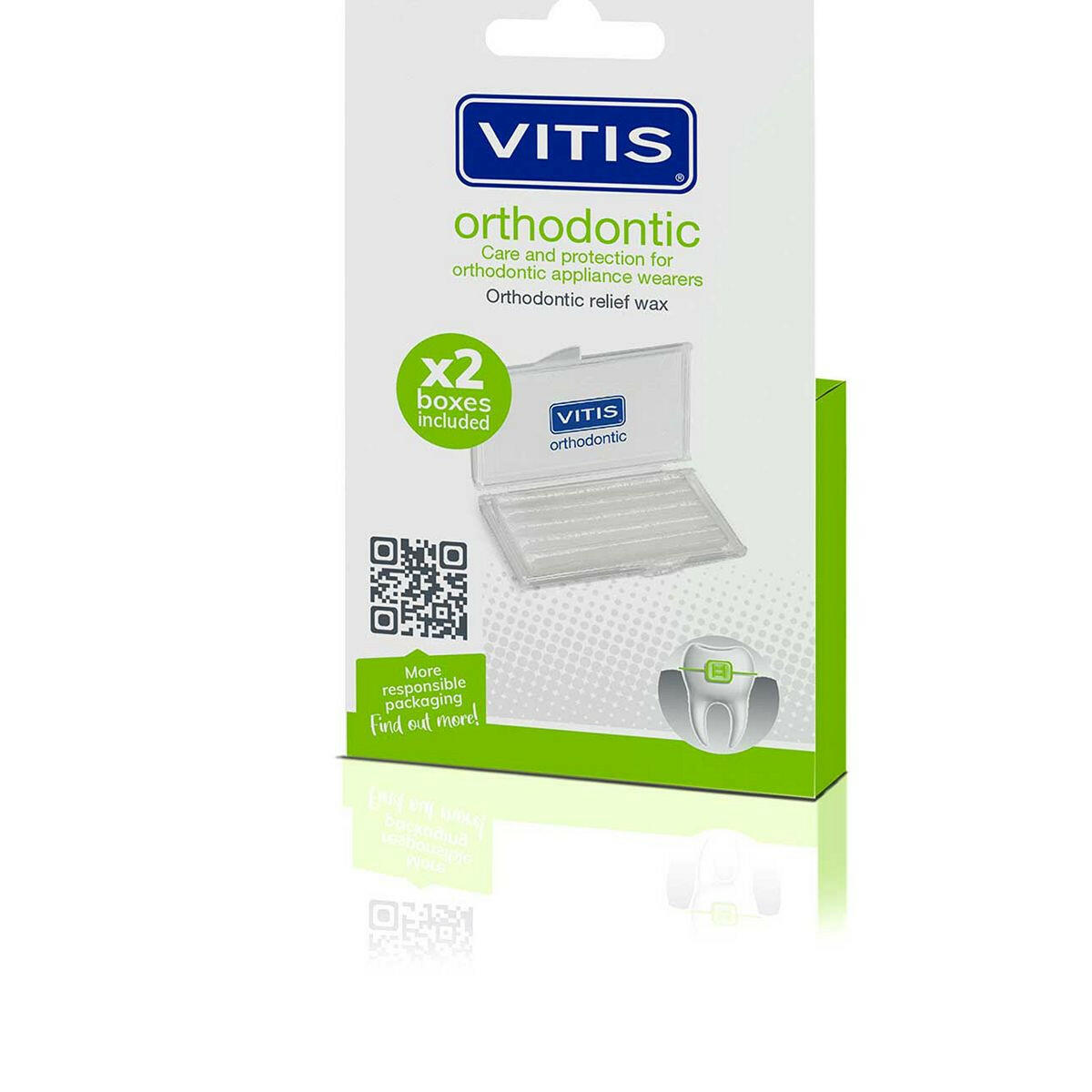 Vitis Orthodontic Wax Twin Pack GOODS Boots