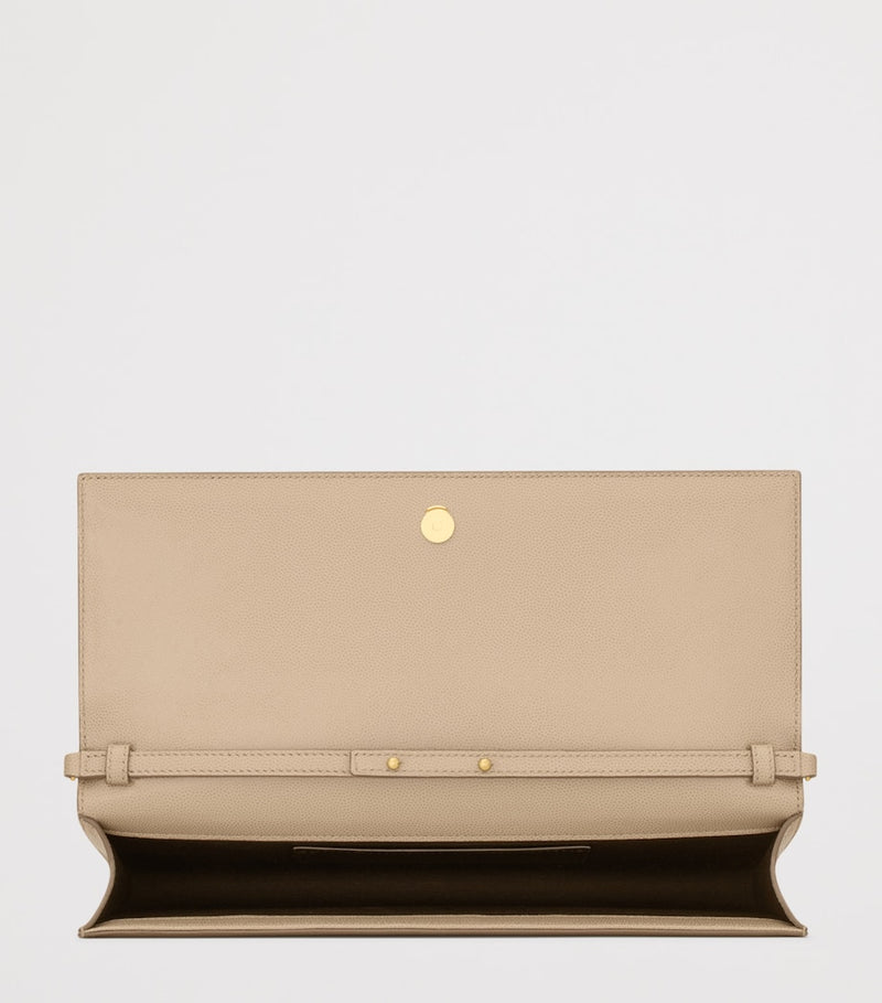 Saint Laurent Kate chain wallet in calfskin leather - British product