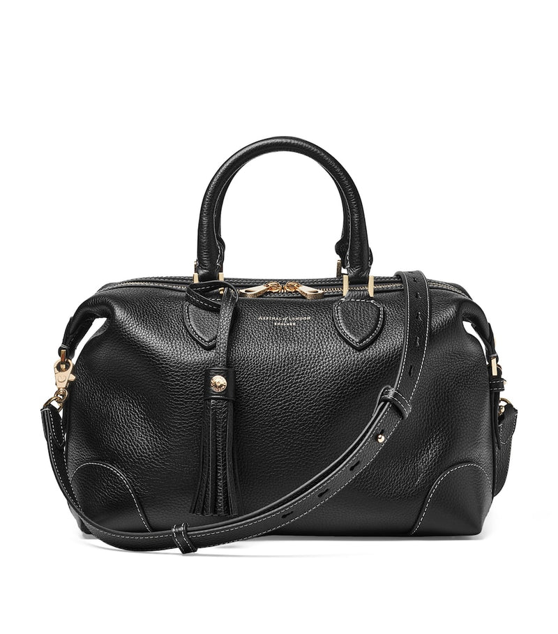 Aspinal of London Hudson bowling bag leather midi, UK version
