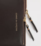 Comme des Garçons medium leather outside pocket wallet, imported from the UK