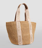 Chloé Large Woody basket bag, imported from the UK
