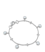 Harrods Boodles Platinum and Diamond Beach Bracelet- Buy online at McGrocer