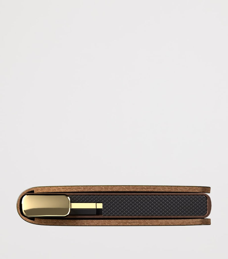 Secrid embossed leather Slimwallet card holder, imported from the UK