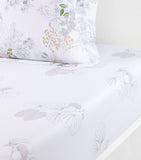 Yves Delorme Floral Orchidee single fitted sheet 90cm x 200cm (British brand)
