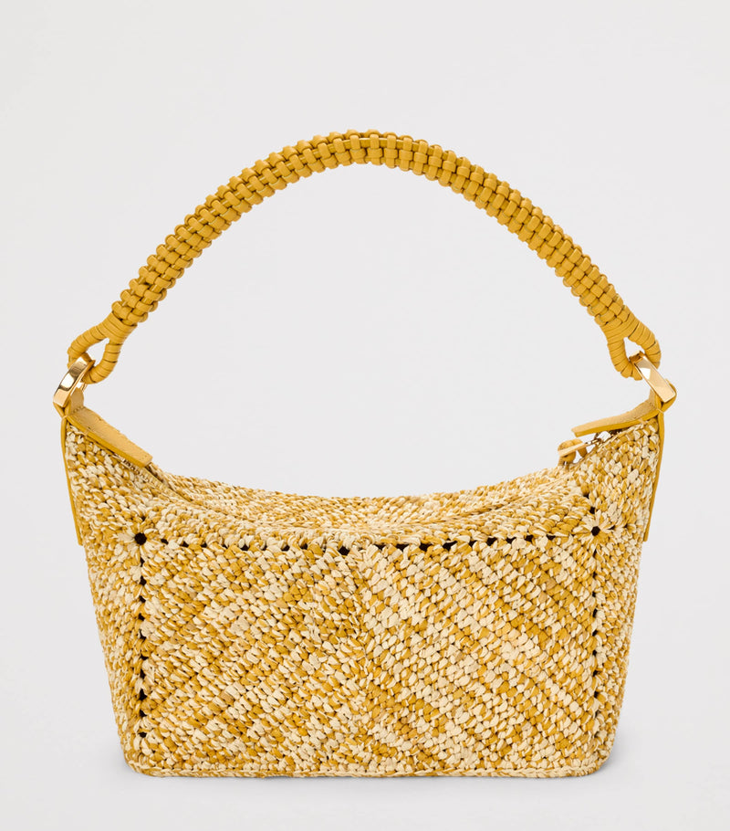 LOEWE Raffia Cala Pouch handwoven raffia bag, UK version
