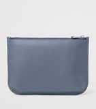 Aspinal of London large leather Ella pouch, imported from the UK