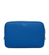 Harrods Smythson Panama Leather Tech Organiser Pouch- Buy online at McGrocer