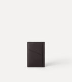 Brunello Cucinelli leather card holder in calfskin, imported from the UK